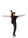 Single male tap dancer Royalty Free Stock Photo