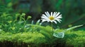 single Marquerite Daisy Royalty Free Stock Photo