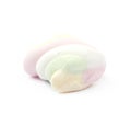 Single marshmallow candy Royalty Free Stock Photo