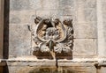 Large Onofrio`s Fountain in Old Town Dubrovnik with ornate water spout Royalty Free Stock Photo