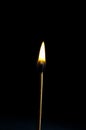 Cerilla quemÃÂ¡ndose Royalty Free Stock Photo