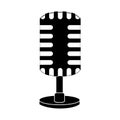 Single microphone icon image