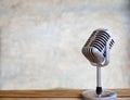 Single microphone Royalty Free Stock Photo