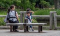 Single Mother With Children, Yoyogi Park, Tokyo, Japan