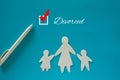 Single mother concept image Royalty Free Stock Photo