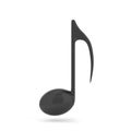 Single music note