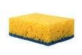 Single New Absorbent Sponge With Hardwearing Scourer Isolated On Royalty Free Stock Photo