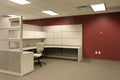 Single Office Cubical workspace Royalty Free Stock Photo