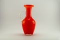 Single oranage vase vintage