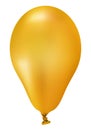 Orange Balloon - Vector Stock Illustration Isolated on White Background Royalty Free Stock Photo
