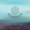 Single page website on blurred vintage background