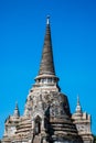 Single pagoda at Wat Phra Si Sanphet, Ayuthaya, Thailand