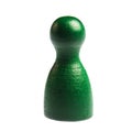 Single pawn leisure game figure Royalty Free Stock Photo