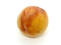 Single Peach Isolated Royalty Free Stock Photo