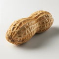 Single peanut shell isolated on white background Royalty Free Stock Photo
