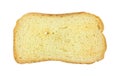 Single piece of melba toast