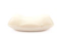 Single piece of soap isolated Royalty Free Stock Photo