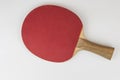 Single ping pong racket. Table tennis equipment on white background Royalty Free Stock Photo