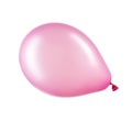 Single pink helium balloon, element of decorations Royalty Free Stock Photo