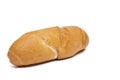 Single plain hotdog bun Royalty Free Stock Photo