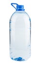 Single plastic bottle of water