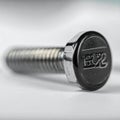 Precision Engineered Industrial Chrome Bolt Close-up Royalty Free Stock Photo