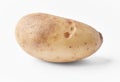 SIngle potato isolated on a white background Royalty Free Stock Photo