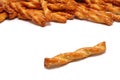 Single Pretzel Royalty Free Stock Photo