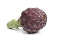 Single purple artichoke