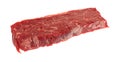 Beef loin sirloin grilling tip on a white background