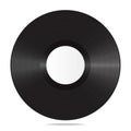 Single realistic vinyl record.