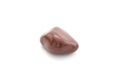 Red jasper mineral on the white background Royalty Free Stock Photo