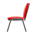 Single Red Office Chair Royalty Free Stock Photo