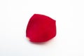 Single red petal Royalty Free Stock Photo