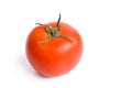 Single red tomato isolated on white Royalty Free Stock Photo