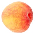 Single a red-yellow peach Royalty Free Stock Photo