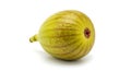 Fresh green fig isolated on a clean white background, studio shot Royalty Free Stock Photo
