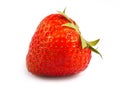 Single ripe strawberry Royalty Free Stock Photo