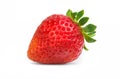 Single ripe strawberry Royalty Free Stock Photo