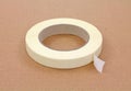 Single roll of masking tape Royalty Free Stock Photo