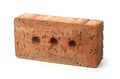 Rough red clay  brick Royalty Free Stock Photo