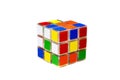 Single rubik's cube Royalty Free Stock Photo