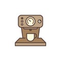 Single Serve Coffeemaker Machine vector creative icon Royalty Free Stock Photo