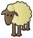 Single Sheep Royalty Free Stock Photo