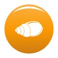 Single shell icon orange