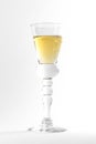 Single Shot Glass Wine Style Isolated White Background Triple Th Royalty Free Stock Photo