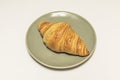 A single-shot photographic sequence showing the different stages of a croissant Royalty Free Stock Photo