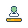 Single Sign-On Icon for User Authentication