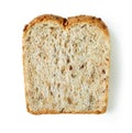 Single slice of bread