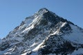 Single snowy peak